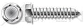 (2000pcs) 12-14X3/4 Stainless Steel Self-Tapping Screws Hex Indented Washer, No Slot Type AB