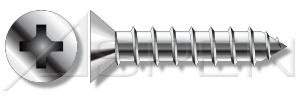 (1000pcs) #14 X 3/4', Self-Tapping Screws, Type A, Flat Head, Phillips Drive, 304 Stainless Steel (18-8), Ships Free in USA