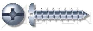 (3000pcs) 14-10X3/4 Self-Tapping Screws/Sheet Metal Screws Pan Head Phillips/Slot Combo Drive Type A Steel