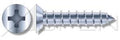 (4000pcs) 14-10X3/4 Self-Tapping Screws/Sheet Metal Screws Flat Undercut Phillips Drive Type A Steel, Zinc Plated