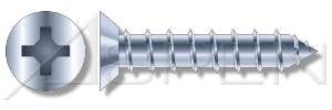 (4000pcs) 14-10X3/4 Self-Tapping Screws/Sheet Metal Screws Flat Undercut Phillips Drive Type A Steel, Zinc Plated