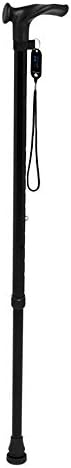 Walking Cane Adjustable Walking Stick Lightweight Aluminum Offset Cane with Ergonomic Handle Ideal Daily Living Aid for Limited Mobility