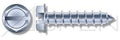 (3000pcs) 14-10X3/4 Self-Tapping Screws/Sheet Metal Screws Hex Indented Washer, Slotted Type A Steel, Zinc Plated No Serrations