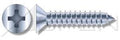 (5000pcs) 12-14X3/4 Self-Tapping Screws/Sheet Metal Screws Flat Phillips Drive Type AB Steel, Zinc Plated