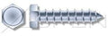 (3000pcs) 14X3/4 3/8AF Self-Tapping Screws/Sheet Metal Screws Hex Indented Unslotted Type A Steel
