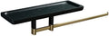 Towel Rack Towel Hanger Towel Bar Copper Solid Wood Towel Bar Bathroom Towels Rack Wall Mounted Hanging Towel Holder Organizer Storage Shelf Towel Racks for Bathroom