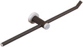 Towel Rail Racks for Bathroom Towel Bar Wall Mounted Towel Rail Holder Self Adhesive for Bath and Kitchen Without Drilling/Black Walnut Color