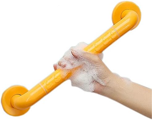 Elderly Bathroom Safety Grab Bar - 30cm Anti-Slip Hand Rail for Toilet & Wall Mount - Durable Support Handle for Seniors & Disabled (Yellow)