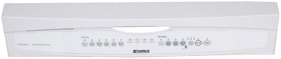 Whirlpool W10243210 Dishwasher Control Panel (White) (Replaces W10243210) Genuine Original Equipment Manufacturer (OEM) Part