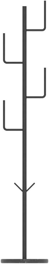 Coat Rack Freestanding, Coat Rack Household Floor-Standing Single Pole Coat Stand Modern Marble Metal Coat Shelf Bedroom Living Room Corridor Entrance Corner Hanger Coat Rack Tree (Color : 5) (6 )