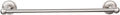 Top Knobs ED10BSNA Bath Edwardian Collection 30 Inch Single Towel Bar with Beaded Backplate, Brushed Satin Nickel Finish