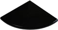 Tenedos Absolute Black Granite 9' Corner Shower Shelf – Polished Both Sides, Stain Resistant, Maintenance-Free, Premium Quality Bathroom Accessory (2)