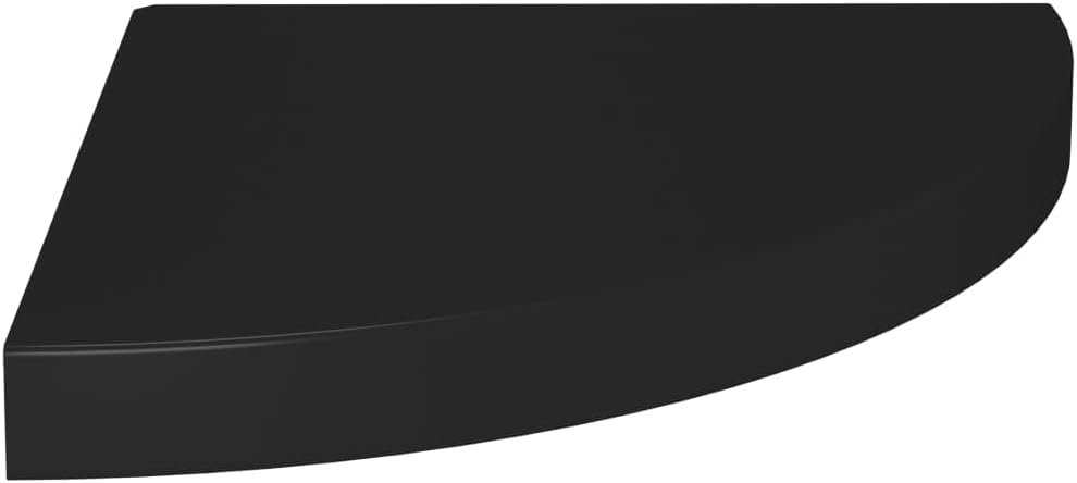 Corner Floating Shelves Wall Mounted,13.8 Inch Easy to Install Wall Corner Shelf,Wall Storage Shelves for Bedroom, Living Room, Bathroom, Kitchen, Office Concrete White (Black 4 Pcs)