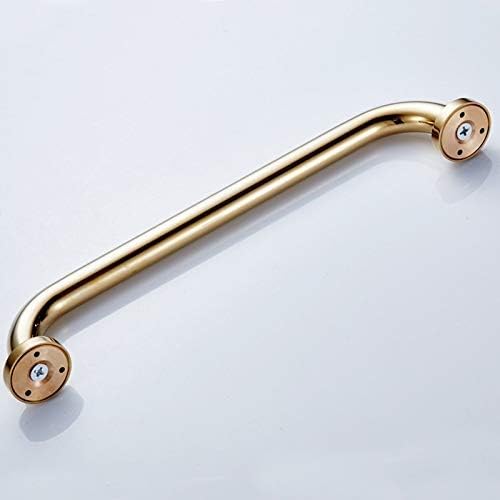 Bathroom Grab Rails Hand Rail Disability Aids Bathroom Tub Toilet Handrail Brass Gold Finish Grab Bar Shower Safety Support Handle (40cm)