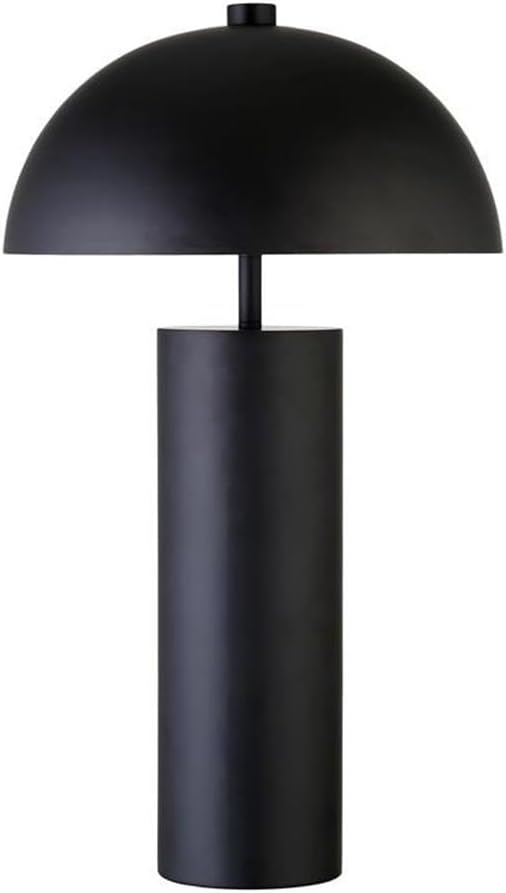 York 27' Tall Table Lamp with Metal Shade in Blackened Bronze/Blackened Bronze