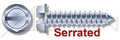 (5000pcs) 12-14X3/4 Self-Tapping Screws/Sheet Metal Screws Hex Indented Washer, Slotted Type AB Steel, Zinc Plated Serrated