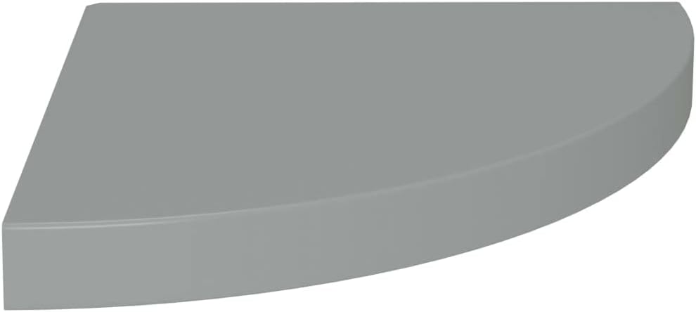 Corner Floating Shelves Wall Mounted,13.8 Inch Easy to Install Wall Corner Shelf,Wall Storage Shelves for Bedroom, Living Room, Bathroom, Kitchen, Office Concrete White (Grey 2 Pcs)