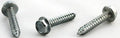 #14 x 3/4' Type AB Self-Tapping Screws/Unslotted/Hex Washer Head/Steel/Zinc/Serrated / 2500 Pc. Carton