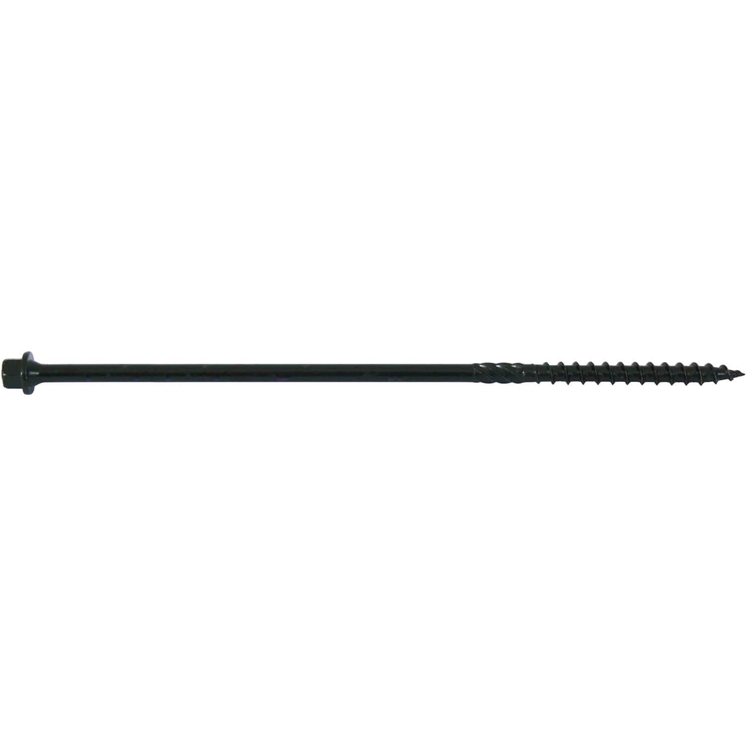 Jake Sales #14 X 8 Heavy Duty Black Timber/Log/Landscaping Wood Screws - Exterior Coated Heavy Duty Screws. 1 x Full Box - 400 Screws