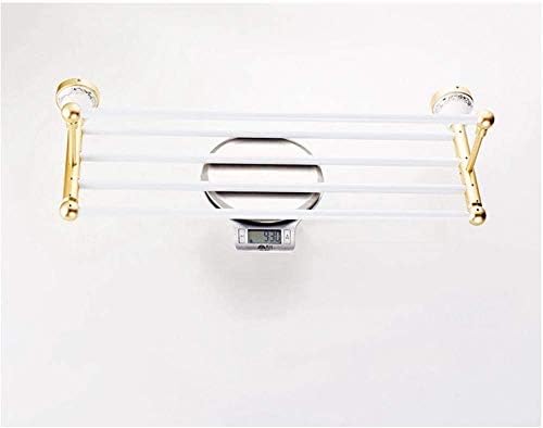 Towel Bars Space Aluminum Antique Gold White Al Bathroom Wall Hanging Towel Rack Towel Storage Bath Towel Rail Single Towel Bar for Bathroom Chrome Hanging 1Pcs