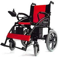 Seniors Elderly Scooter Four Electric wheelchairs Intelligent Lightweight Foldable GPS, Suitable for The Elderly Travel, red, 96X67CM