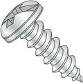 #14-10 x 3/4' Self Tapping Screws - Sheet Metal Screws, Type A, Steel, Zinc Plating, Pan Head, Combo (Phillips/Slotted) (Quantity: 2000 pcs)