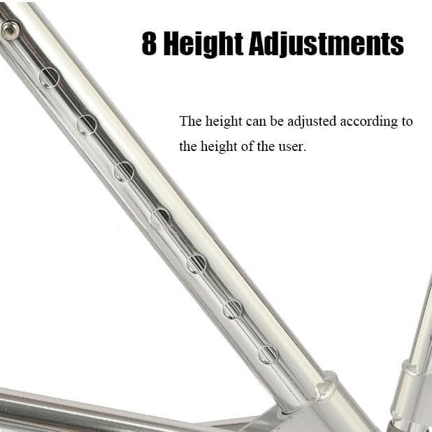 Folding Walker Walking Frame Adjustable Height Walker for Kids Cerebral Palsy Disability Rehabilitation Auxiliary Walking Frame (Size : Large)
