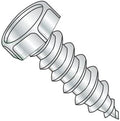 #14-10 x 3/4' Self Tapping Screws - Sheet Metal Screws, Type A, Steel, Zinc Plating, Indented Hex Head, Unslotted (Quantity: 1700 pcs)
