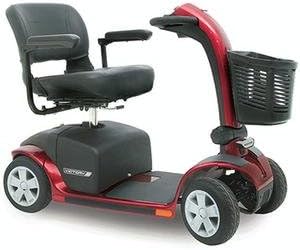 Pride Victory 10 4-Wheel Scooter - Candy Apple Red - S710S710-RED
