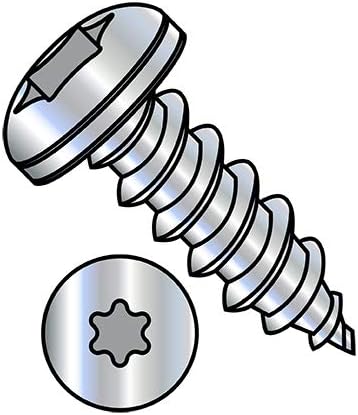 12-14X3/4 6 Lobe Pan Self Tapping Screw Type A B Fully Threaded Zinc (Pack Qty 5,000) BC-1212ABTP by Shorpioen