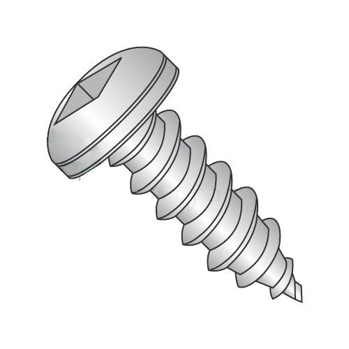 #14 x 3/4' Type A Self-Tapping Screws/Square/Pan Head / 18-8 Stainless Steel (Carton: 3,000 pcs)