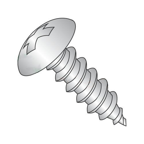 #14 x 3/4' Type A Self-Tapping Screws/Phillips/Truss Head / 18-8 Stainless Steel (Carton: 1,000 pcs)