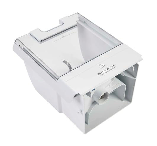 Replacement W11347840 Ice Container Assembly for Whirlpool, Kenmore, KitchenAid Refrigerator 4931042, PS12717489, W11251049