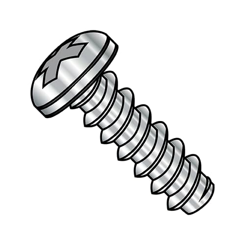 #14 x 3/4' Type B Self-Tapping Screws/Phillips/Pan Head / 18-8 Stainless Steel / 1500 Pc. Carton