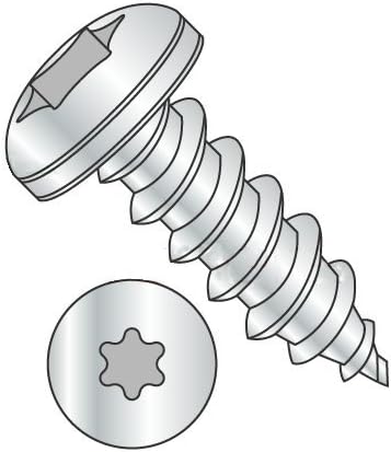 #14 x 3/4' Type AB Self-Tapping Screws/Six-Lobe/Pan Head/Steel/Zinc (Carton: 3,000 pcs)