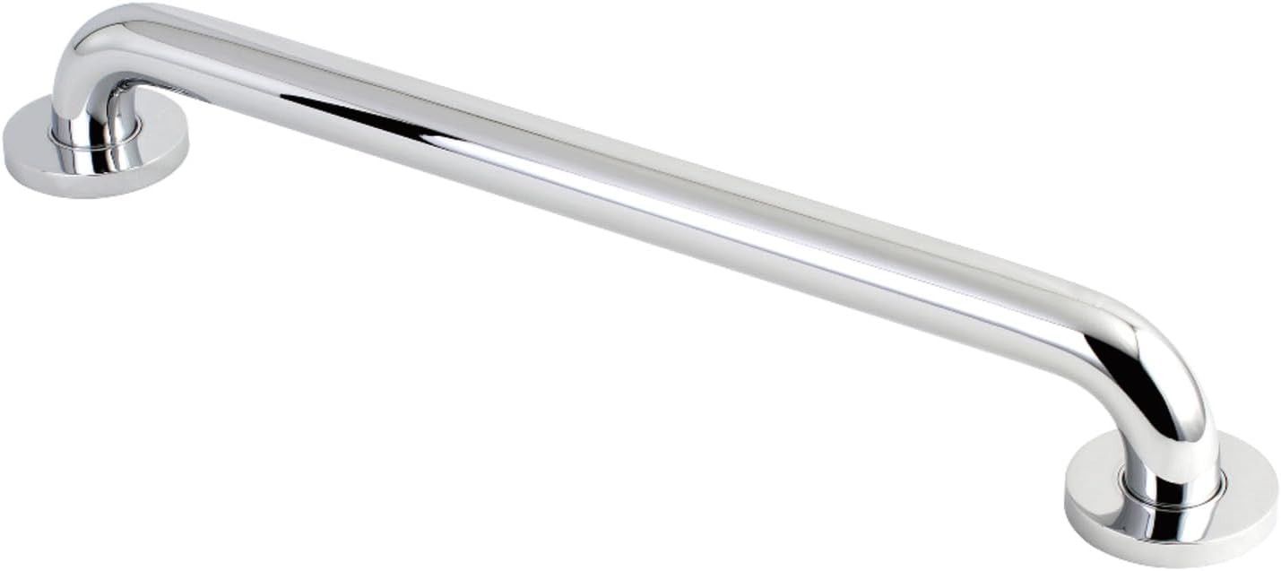 Kingston Brass DR514181 Meridian inch Decorative Ada Grab Bar, 18', Polished Chrome