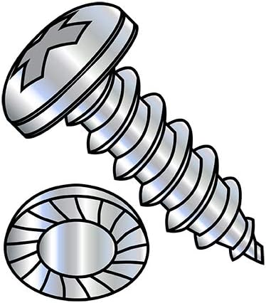 12-14X3/4 Phillips Pan Serrated Self Tapping Screw Type AB Fully Threaded Zinc (Pack Qty 5,000) BC-1212ABPPS by Shorpioen