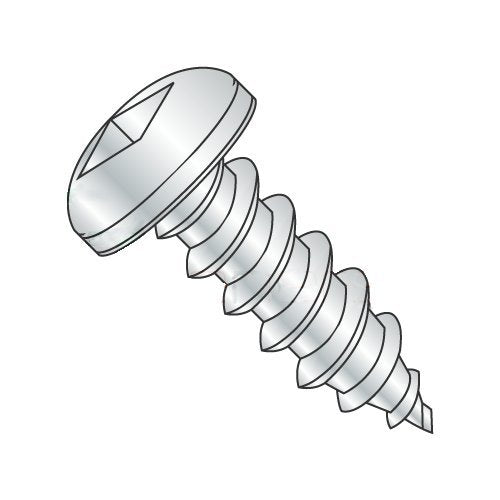 #14 x 3/4' Type AB Self-Tapping Screws/Square/Pan Head/Steel/Zinc (Carton: 3,000 pcs)