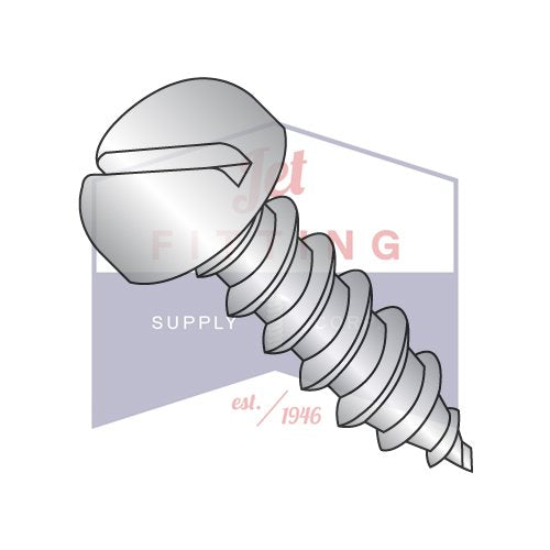 #14 x 3/4' Type A Self-Tapping Screws/Slotted/Pan Head / 18-8 Stainless Steel (Quantity: 1,000 pcs)