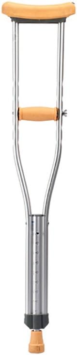 Crutches for Adults Underarm Handicapped Crutches/Canes for Disabled Persons with Free Retractable Aluminum s Adjustable Range 90-150 Cm Great for Travel or Work