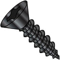 12-14X3/4 Phillips Flat Self Tapping Screw Type A B Fully Threaded Black Oxide (Pack Qty 5,000) BC-1212ABPFB by Korpek