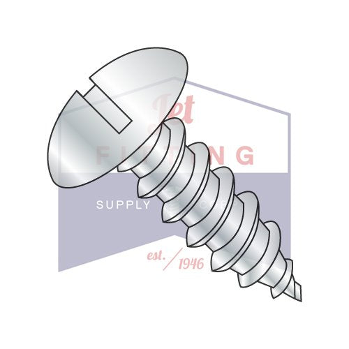 #14 x 3/4' Type A Self-Tapping Screws/Slotted/Truss Head/Steel/Zinc (Quantity: 3,000 pcs)