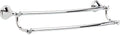 Wall Mounted 24 in. Double Towel Bar in Champagne Bronze,26.5,Silver,1