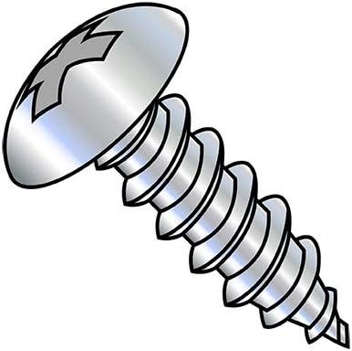12-14X3/4 Phill Full Contour Truss Self Tapping Screw Type AB Fully Thread Zinc (Pack Qty 4,000) BC-1212ABPT by Shorpioen