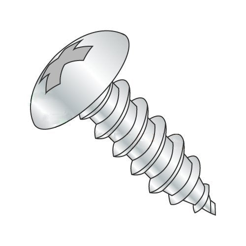 #14 x 3/4' Type AB Self-Tapping Screws/Phillips/Truss Head/Steel/Zinc (Carton: 2,000 pcs)