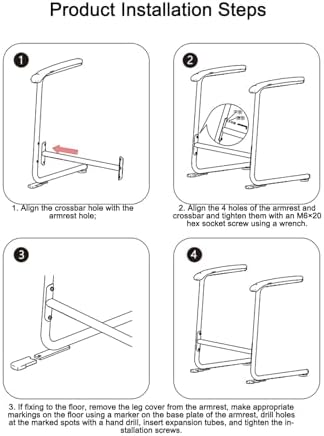 Chair Stand Aid for Elderly, Non-Slip Mobility Support Handles, Daily Living Aid for Patients, Couch and Sofa Lift Assist Device