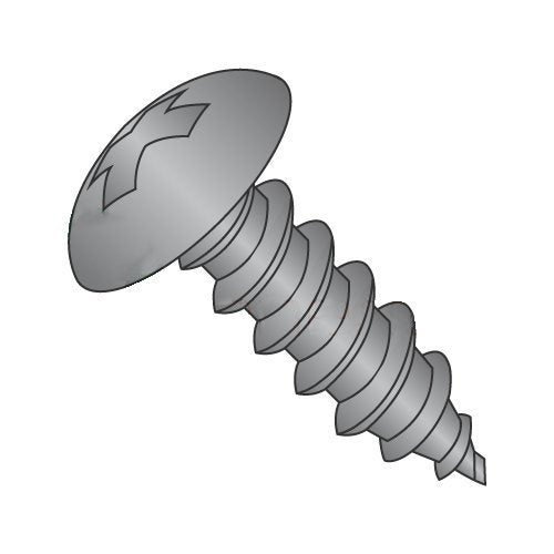 #14 x 3/4' Type AB Self-Tapping Screws/Phillips/Truss Head/Steel/Black Oxide (Carton: 2,000 pcs)