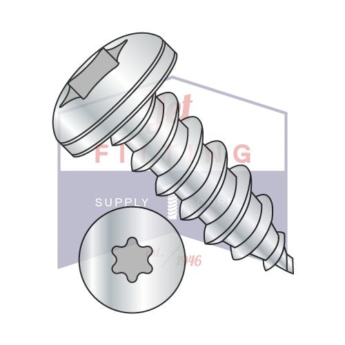 #14 x 3/4' Type A Self-Tapping Screws/Six-Lobe (Torx) / Pan Head/Steel/Zinc (Quantity: 3,000 pcs)