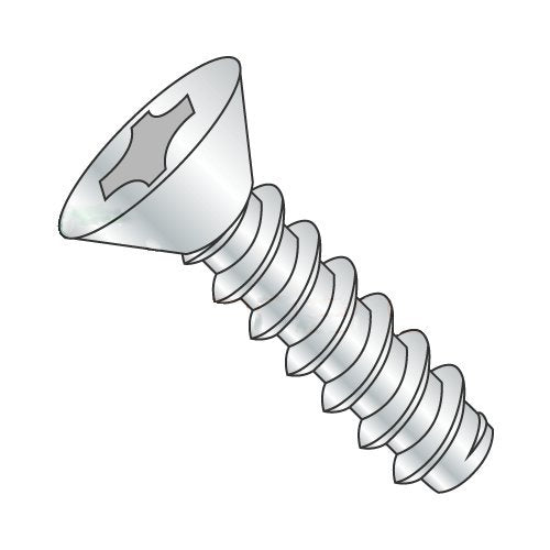#14 x 3/4' Type B Self-Tapping Screws/Phillips/Flat Head/Steel/Zinc (Carton: 4,000 pcs)