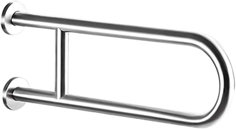 Bathroom Grab Rails Hand Rail Disability Aids Toilet Grab Bar, Stainless Steel 24-Inch Safety Bathroom Rail Heavy Duty Screw-in Assist Handles for Ada Bathroom